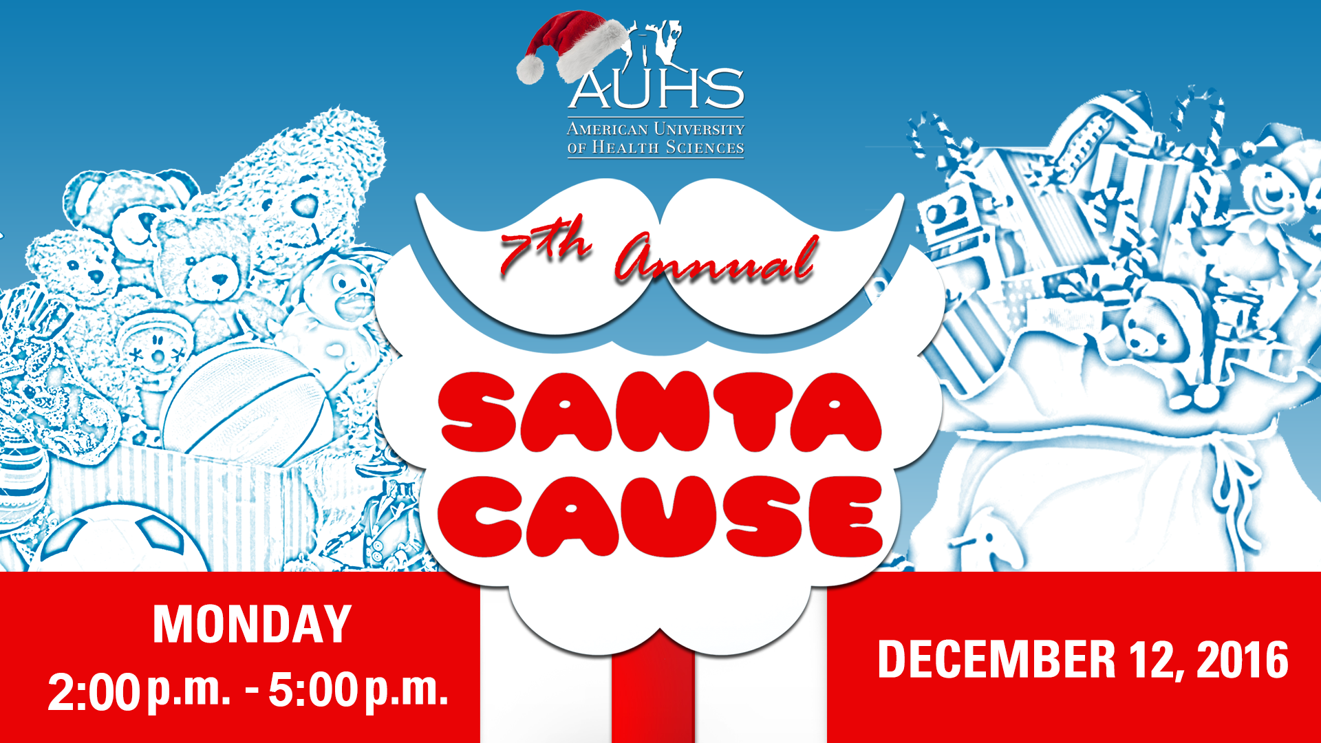 American University of Health Sciences’ 7th Annual Santa Cause Toys for Joy